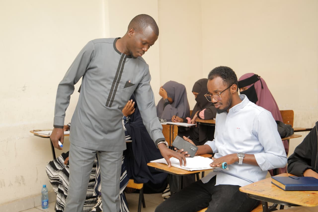 Students in class